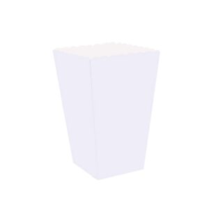 showeroro 100pcs boxes popcorn cartons white boxes popcorn bags for party popcorn bowls paper popcorn bags merch candy bar containers white popcorn boxes popcorn buckets reusable