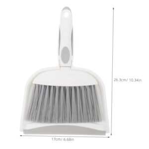 SEWOART 1 Set Mini Broom Dustpan Table-top Cleaning Brush Car Interior Cleaning Brush Desktop Dustpan Car Detailing Brushes Furniture Sweeping Duster Small Brush and Dustpan Pp