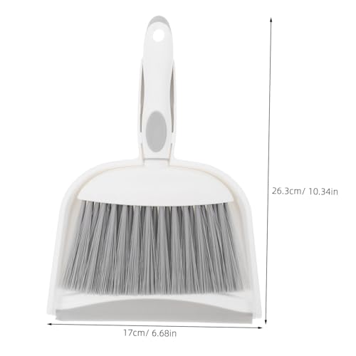 SEWOART 1 Set Mini Broom Dustpan Table-top Cleaning Brush Car Interior Cleaning Brush Desktop Dustpan Car Detailing Brushes Furniture Sweeping Duster Small Brush and Dustpan Pp