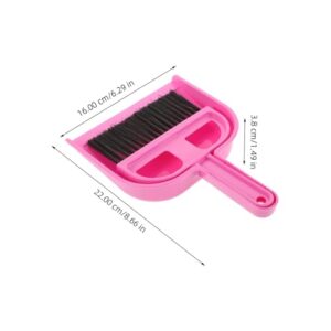 Levemolo 1 Set Pet Cleaning Tool Liner Broom Floor Scrub Brush Lint Remover Dog Shampoo Portable Cleaning Brush Scrub Brushes for Cleaning Cage Toys Outdoor Hideout Dryer Plastic Rosy