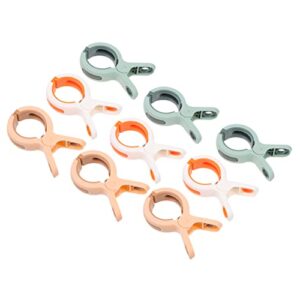 soesfoufu 9pcs sun lounger towel clip clothing clips outdoor towel holder laundry hanging clips beach chair towel holder clothes line clip giant beach towel beach towel clips for cruise pp