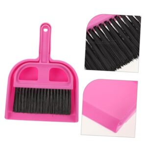 MERRYHAPY 1 Set Pet Cleaning Tool Cat Scrub Brushes for Cleaning Dryer Dog Wipes Pet Nest Broom Spray Cleaning Broom Counter Duster Broom Handle Outdoor Mini Broom Hideout Block Plastic Rosy