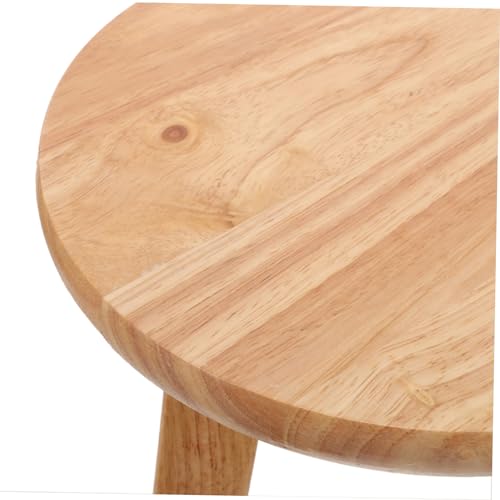 Parliky Solid Wood Bench Stool Wood Small Wood Stools Wood Stool for Bathroom Plant Table Indoor Short Step Stool Stools for Sitting Bench Mini Step Stool Low Stool Wooden