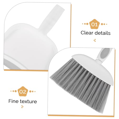 IMIKEYA 1 Set Mini Broom Dustpan Freezer Keyboard Broom Stuff Detail Pans Wipes Mop Sink Bucket Brush Broom Spray Blinds Table Top Brush Desktop Broom Vacuum Broom Pet Sweeping Wok Pp