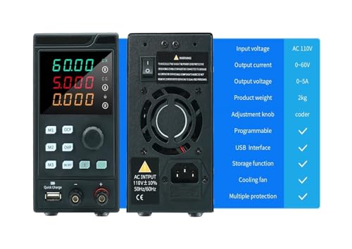 Arionyx Laboratory Adjustable AC110V/220V to 32V 64V 150V Variable 2A 5A 10A Programmable Switching DC Power Supply(220V,60V 5A_RS485)