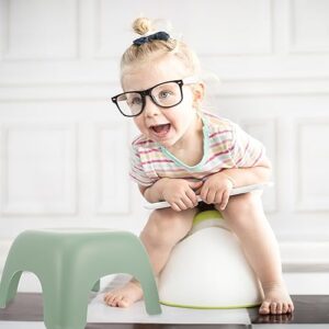 GLSTOY Bathroom Stool Pp Stepping Stool Light Green Short Stool Kid Stool