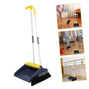 PLAFOPE 1 Set Broom Floor Cleaning Tool Stable Dustpan Home Cleaning Device Dustpan Kit Cleaning Dust Pan Home Cleaning Supplies Household Supplies Long Handle Dustpan Plastic Blue