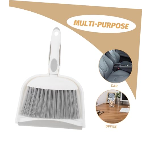 CIYODO 1 Set Mini Broom Dustpan Desk Broom Furniture Sweeping Duster Car Gaps Brush Sofa Brooms Desktop Dustpan Small Dust Pan Mini Hand Broom Small Camping Broom Table Top Brush Pp