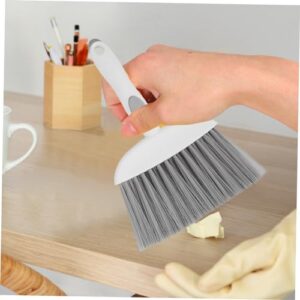 CIYODO 1 Set Mini Broom Dustpan Desk Broom Furniture Sweeping Duster Car Gaps Brush Sofa Brooms Desktop Dustpan Small Dust Pan Mini Hand Broom Small Camping Broom Table Top Brush Pp