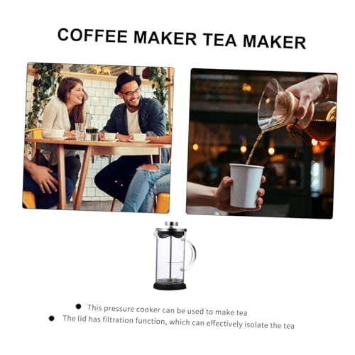 KICHOUSE 1pc Coffee Pot Tea Kettle Portable Coffee Maker Espresso Coffee Maker Coffee Espresso Machine Teapot for Coffee Manual Coffee Maker Coffee Press Coffee Teapot Plastic