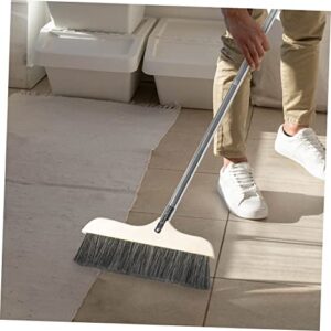 BCOATH Splicable Broom Indoor Broom Stand up Dustpan Kitchen Sweeping Brooms Kitchen Cleaning Rv Broom Hair Sweeping Brooms Outdoor Broom Cleaning Dustpan Kit Broom for Rv Stainless Steel