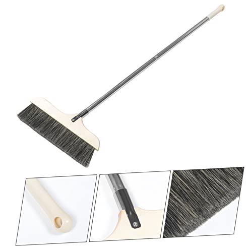 BCOATH Splicable Broom Indoor Broom Stand up Dustpan Kitchen Sweeping Brooms Kitchen Cleaning Rv Broom Hair Sweeping Brooms Outdoor Broom Cleaning Dustpan Kit Broom for Rv Stainless Steel