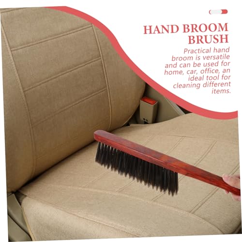 SOESFOUFU Long Handle Bed Brush Cleaning Brush Brushes Broom Furniture Brush Clothes Brush Wood Brush Bench Brush Upholstery Brush Hand Brush Car Brush Sofa Dust Brush The Pet Brown