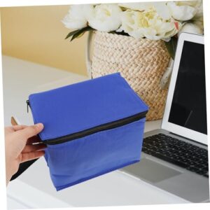 FUNOMOCYA Insulation Thermal Insulation Drink Thermal Insulation Tote Insulated Cooler Cooler for Catering Shopping Insulated Take Out Blue Aluminum