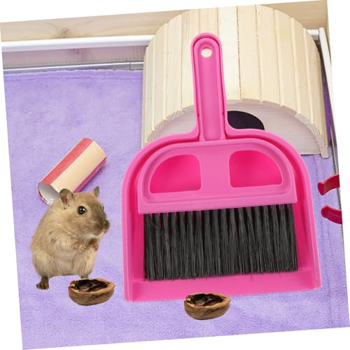 Levemolo 1 Set Pet Cleaning Tool Liner Broom Floor Scrub Brush Lint Remover Dog Shampoo Portable Cleaning Brush Scrub Brushes for Cleaning Cage Toys Outdoor Hideout Dryer Plastic Rosy