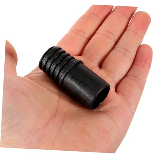 HOMOCONO Handle Tips for Poles Adapter Brooms Broom Handle Threaded Tip Threaded Tip Replacement Push Broom Handle Household Cleaning Tools Tips for Handle Connector Plastic Black