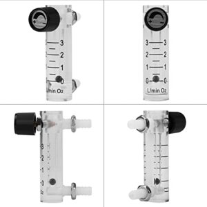 Gas Meter LZQ 2 Flowmeter 0 3LPM Meter with Control Valve for Oxygen Air Gas