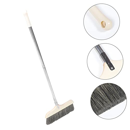 BCOATH Splicable Broom Indoor Broom Stand up Dustpan Kitchen Sweeping Brooms Kitchen Cleaning Rv Broom Hair Sweeping Brooms Outdoor Broom Cleaning Dustpan Kit Broom for Rv Stainless Steel