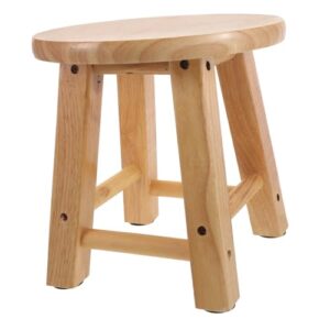 parliky solid wood bench stool wood small wood stools wood stool for bathroom plant table indoor short step stool stools for sitting bench mini step stool low stool wooden