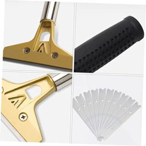 KICHOUSE Cleaning Blade Paint Remover Grout Tool Cleaning Gadgets Cleaning Tools Wallpaper Scraper Remover Stove Cleaner Caulking Scraper Hand Tool Sticker Scraper Stickers Aluminum Alloy