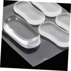 COOLHIYA 20pcs Toilet Seat Cushion Toilet Covers Toilet Gaskets Cabinet Bumpers Clear Cabinet Door Stoppers Toilet Seat Bumper Toilet Seat Bidet Replacement Kit Toilet Bumper