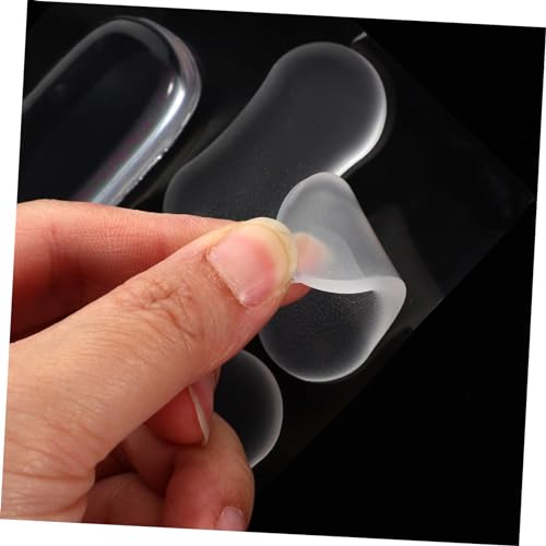 COOLHIYA 20pcs Toilet Seat Cushion Toilet Covers Toilet Gaskets Cabinet Bumpers Clear Cabinet Door Stoppers Toilet Seat Bumper Toilet Seat Bidet Replacement Kit Toilet Bumper