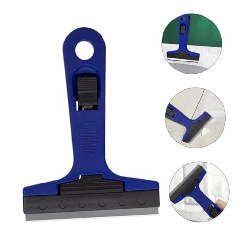 CONGARTENO 3pcs Cleaning Scraper Blade Car Scrapper Razors Blades Car Window Squeegee Tile Stickers Tile Scraper Blade Floor Cleaning Tools Portable Wall Scrapers Car Scraper Pp Plastic Blue