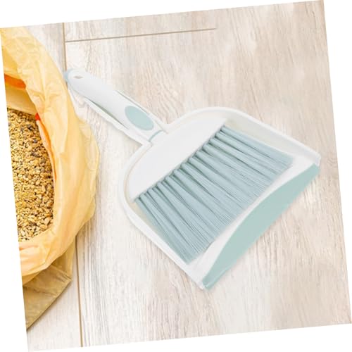 Zerodeko Set Mini Broom Dustpan Brooms Small Table Broom Tabletop Broom Keyboard Broom Brush Hand Broom Mini Cleaning Broom Pretend Cleaning Toys Desktop Garbage Shovel Plastic Green