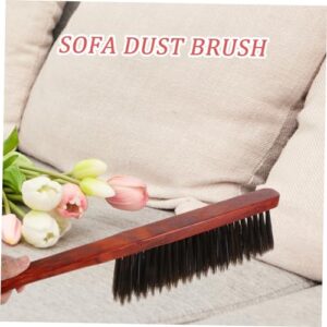 SOESFOUFU Long Handle Bed Brush Cleaning Brush Brushes Broom Furniture Brush Clothes Brush Wood Brush Bench Brush Upholstery Brush Hand Brush Car Brush Sofa Dust Brush The Pet Brown