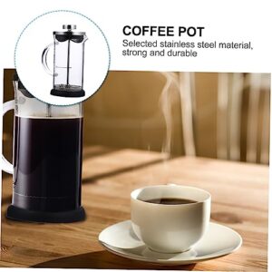 KICHOUSE 1pc Coffee Pot Tea Kettle Portable Coffee Maker Espresso Coffee Maker Coffee Espresso Machine Teapot for Coffee Manual Coffee Maker Coffee Press Coffee Teapot Plastic