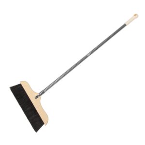 soesfoufu long handle broom housekeeping broom push broom brush heavy duty broom floor sweeper office garbage cleaner garbage sweeping tool home broom sweep floor brush brooms horsetail hair