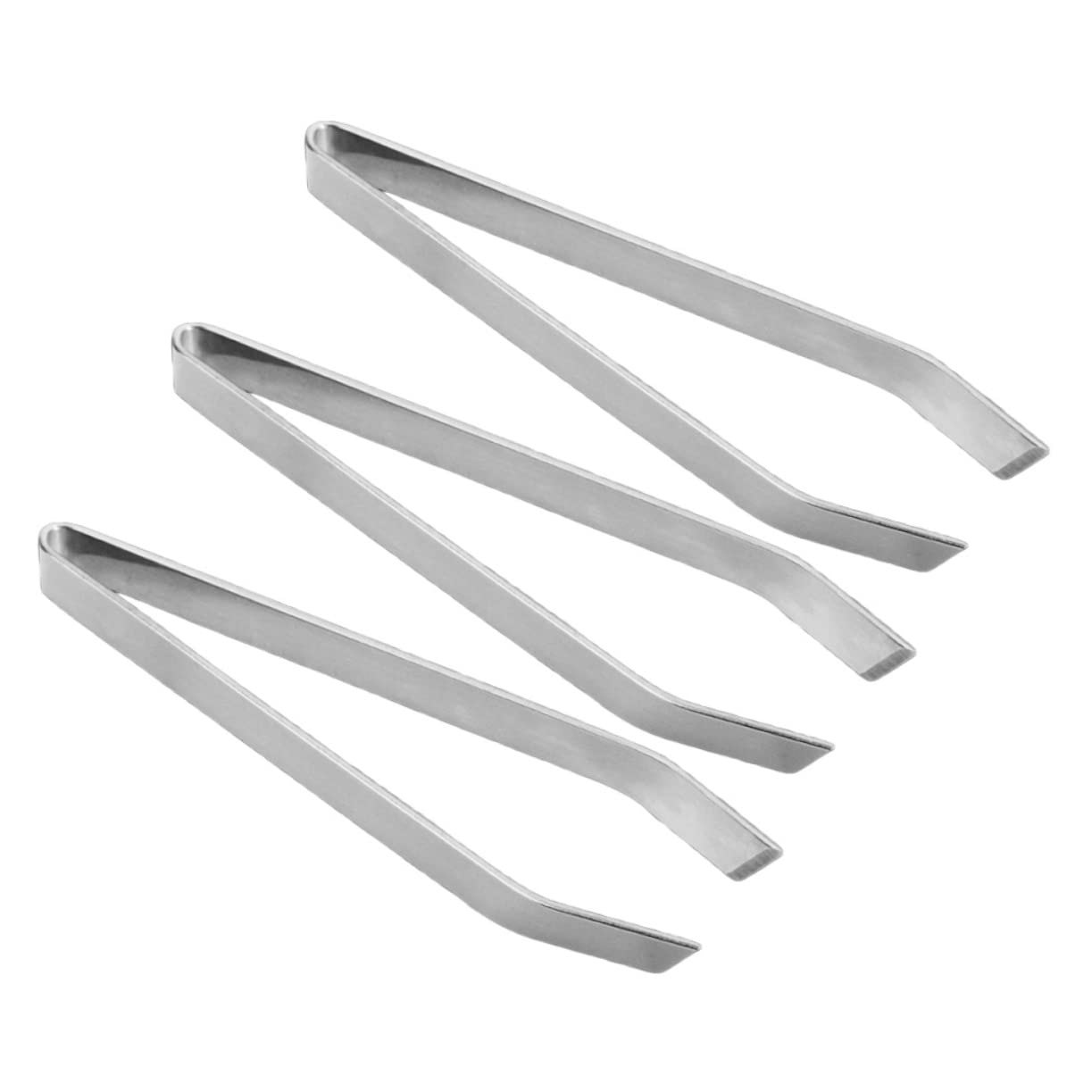 WOONEKY 3 Pcs Fish Bone Clip for Restaurant Kitchen Tweezers Hair Remover Tool Fish Scaler Remover Chef Tweezers Salmon Bone Tweezers Seafood Tools Fishbone Plier Pig Hair Removal Tool