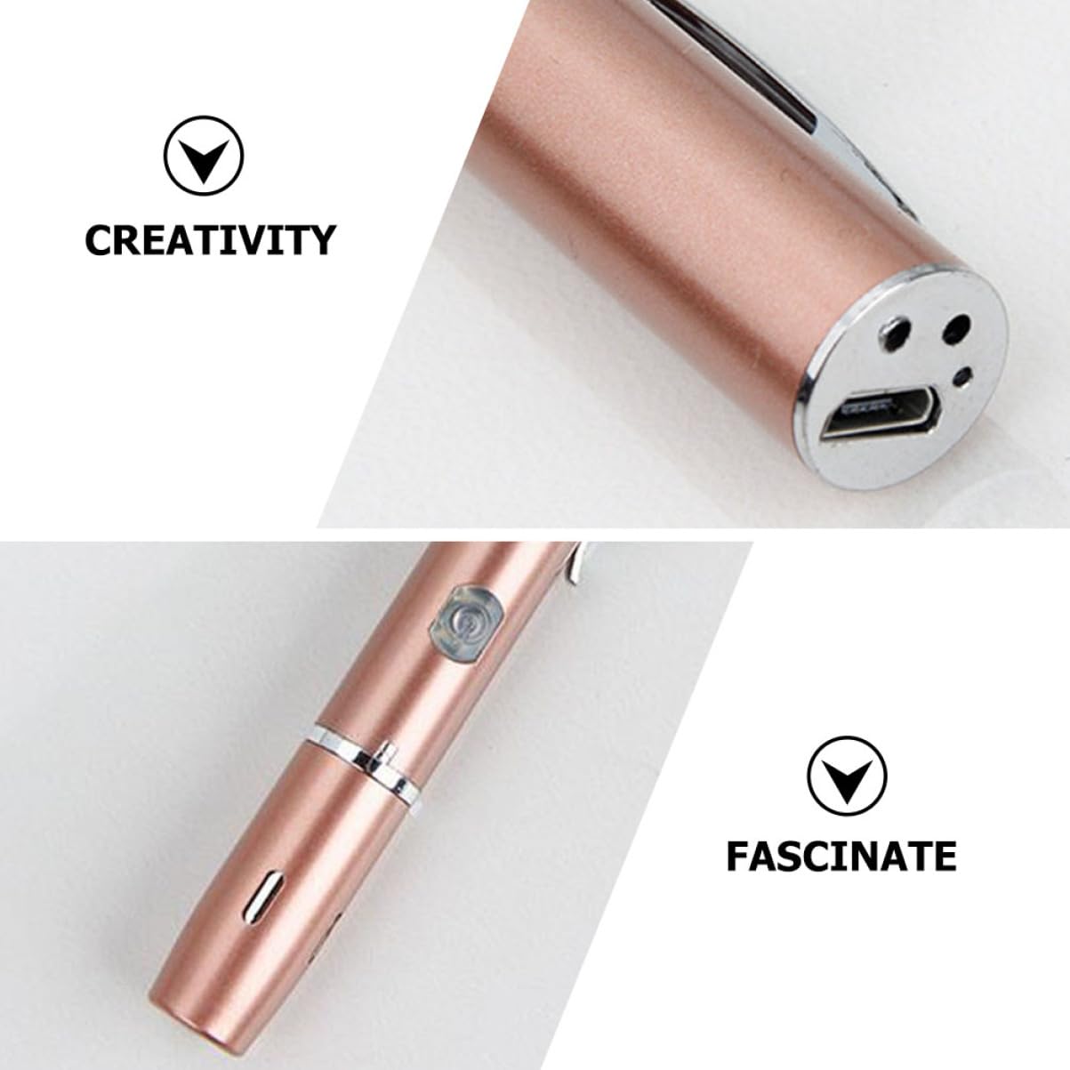 TOKIDNY Medical Flashlight Pen Light for Nurses Examination Pen Light Pocket Torch Rechargeable Flashlight Reusable Flashlight Electric Torch Inspection Light Zinc Alloy