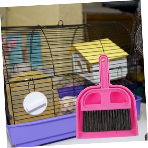 Levemolo 1 Set Pet Cleaning Tool Liner Broom Floor Scrub Brush Lint Remover Dog Shampoo Portable Cleaning Brush Scrub Brushes for Cleaning Cage Toys Outdoor Hideout Dryer Plastic Rosy