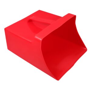 buguuyo garbage cleaning dustpan indoor dustpans commercial sweeping supplies household dustpans stackable feed scoop upright pans trash cleaning shovels kitchen dustpans red plastic