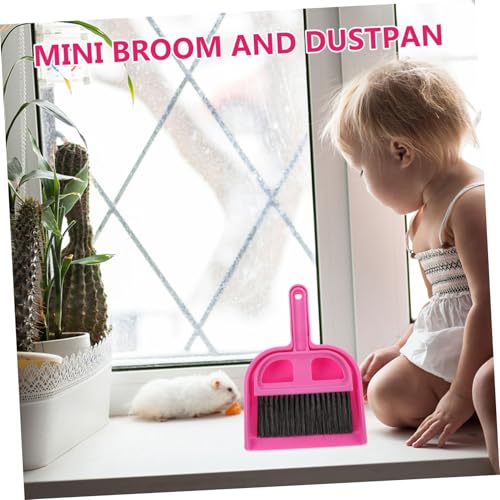 Levemolo 1 Set Pet Cleaning Tool Liner Broom Floor Scrub Brush Lint Remover Dog Shampoo Portable Cleaning Brush Scrub Brushes for Cleaning Cage Toys Outdoor Hideout Dryer Plastic Rosy