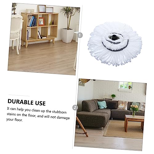 COOLHIYA Mop Replacement Head Mop Heads Universal Commercial Mop Handle Mop Parts Replacement Refill Cleaning Mop Head Mop Head Replacement Floor Mop Cotton Thread