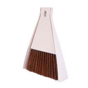 kombiuda 2 set mini brush dust sweeper mini broom dustpan sweeper broom desktop broom mini cleaning broom mini table broom computer brush desktop cleaning tools desktop sweep broom beige