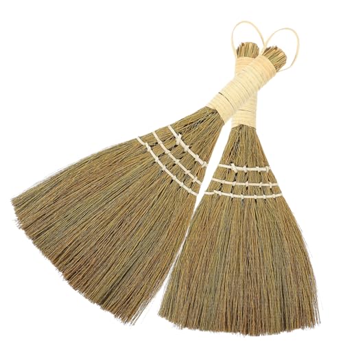 ORFOFE 6 Pcs Kitchen Cleaning Broom Mini Corn Broom Play Heavy-Duty Broom Mini Desk Broom Hand-Made Broom Home Sweeping Broom Cleaning Kit House ﻿ Cleaning Supplies Whisk Broom Miscanthus