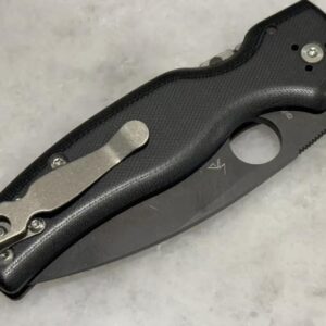 Titanium Deep Pocket Clip with Stainless Screws For Spyderco Shaman C229GP