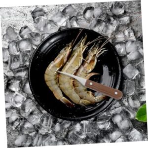 LABRIMP 4pcs Shrimp Cutter Ergonomic Shrimp Cleaner Household Fish Scaler Fish Tool Convenient Shrimp Peeler Ergonomic Fish Scaler Shrimp Opener Shrimp Tool Stainless Steel