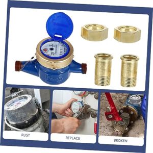 FUNOMOCYA Water Flow Meter Dn15 Water Tablw Water Table Water Tabke Rit Synthetic Water Tablr Water Meter