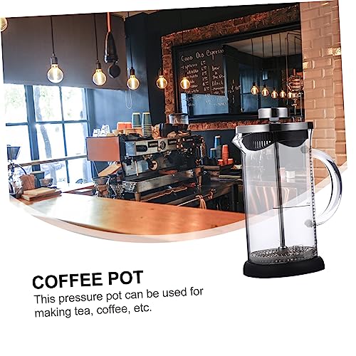 KICHOUSE 1pc Coffee Pot Tea Kettle Portable Coffee Maker Espresso Coffee Maker Coffee Espresso Machine Teapot for Coffee Manual Coffee Maker Coffee Press Coffee Teapot Plastic