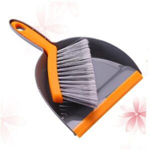 SOESFOUFU Mini Cleaner Mini Cleaning Brush Desktop Cleaning Brush Cleaner Pet Cage Waste Cleaning Tool Table Crumb Brush Mini Broom and Dustpan Keyboard Cleaning Brush Cleaning Tools Orange