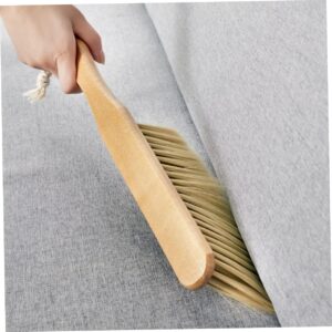 SEWOART Wooden Bed Brush Bristle Drafting Brush Carpet Brush Dusting Brush for Cleaning Bench Brush for Cleaning Broom Patio Cushion Cleaner Woodshop Brush Woodworking Cleaning Brush Door