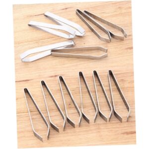 WOONEKY 3 Pcs Fish Bone Clip for Restaurant Kitchen Tweezers Hair Remover Tool Fish Scaler Remover Chef Tweezers Salmon Bone Tweezers Seafood Tools Fishbone Plier Pig Hair Removal Tool