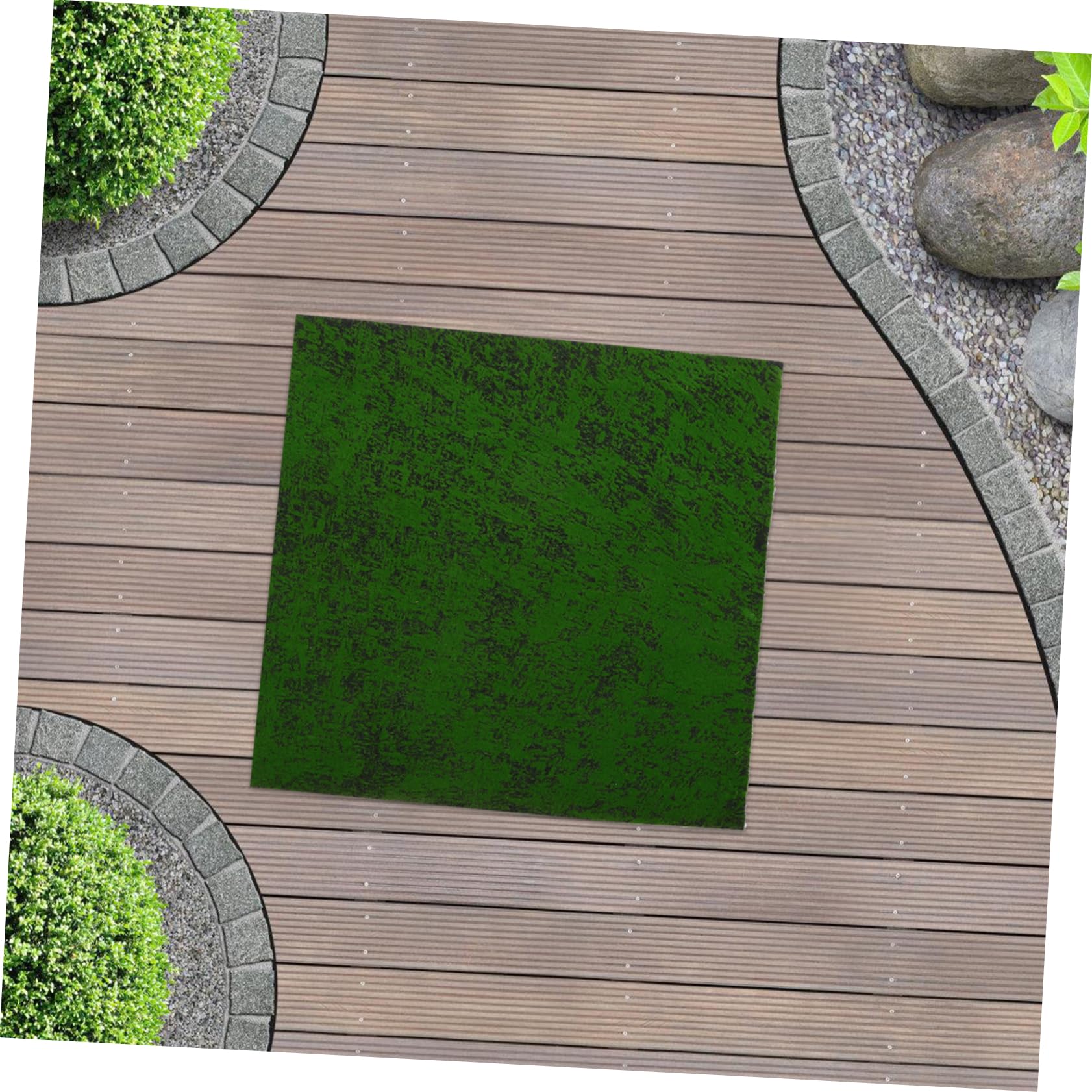 Parliky Artificial Moss Green Turf Artificial Plant Wall Area Rugs Artificial Turf Rugs for Sand Table Fake Turf Sand Table Turf Fake Grass Turf Moss Turf Fake Lawn Adorn Pearl Cotton