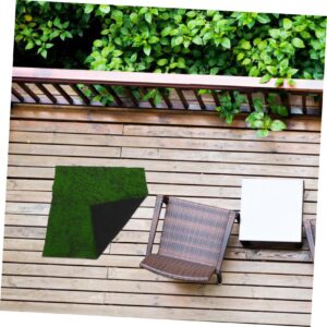 Parliky Artificial Moss Green Turf Artificial Plant Wall Area Rugs Artificial Turf Rugs for Sand Table Fake Turf Sand Table Turf Fake Grass Turf Moss Turf Fake Lawn Adorn Pearl Cotton