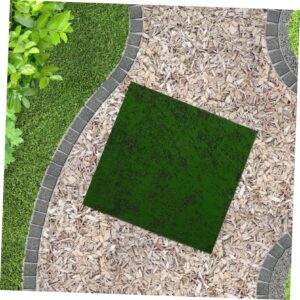 Parliky Artificial Moss Green Turf Artificial Plant Wall Area Rugs Artificial Turf Rugs for Sand Table Fake Turf Sand Table Turf Fake Grass Turf Moss Turf Fake Lawn Adorn Pearl Cotton