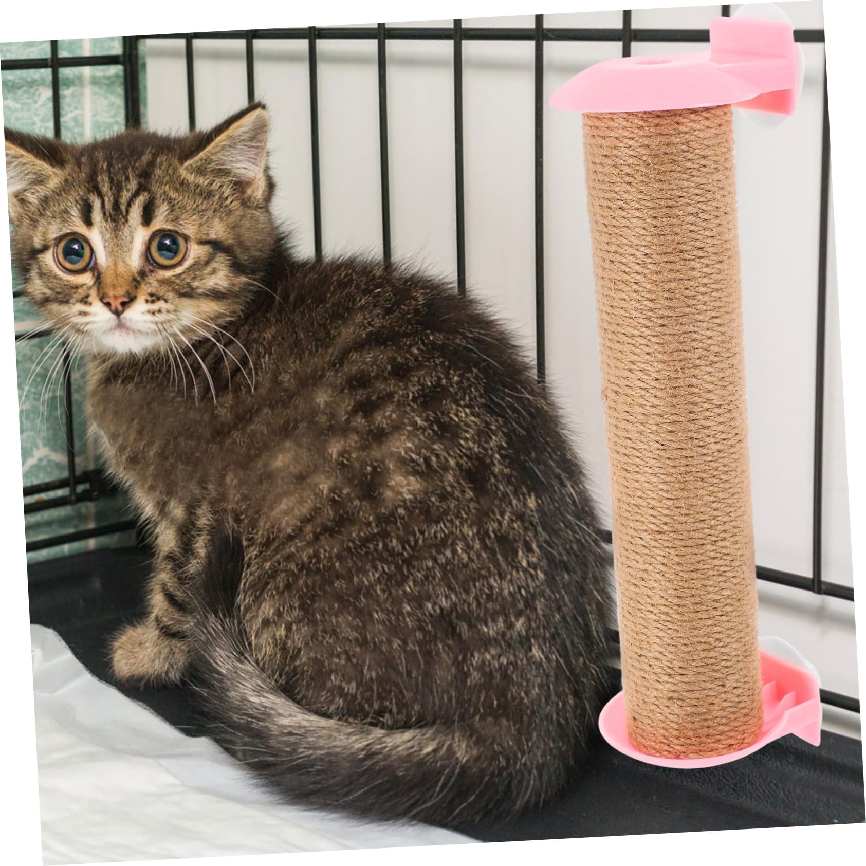 BESPORTBLE Cat Scratching Post Scratching Climbing Post Replacement Pole Cat Climbing Cage Supply Indoor Cat Scratcher Accessories Part for Cat Cages